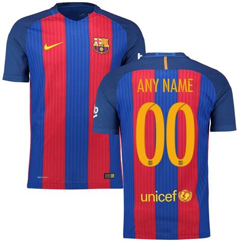 barcelona nike 2016 17 team home replica jersey royal